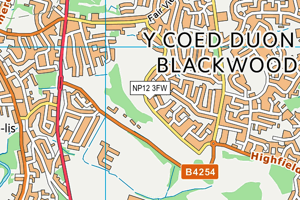 NP12 3FW map - OS VectorMap District (Ordnance Survey) NP12 3FW map - OS VectorMap District (Ordnance Survey)