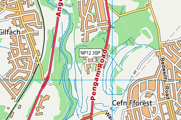 NP12 3SP map - OS VectorMap District (Ordnance Survey) NP12 3SP map - OS VectorMap District (Ordnance Survey)