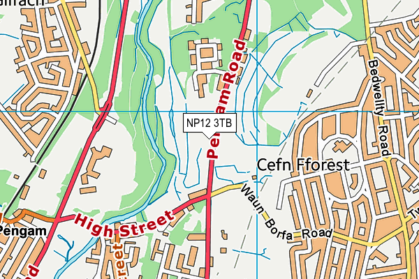 NP12 3TB map - OS VectorMap District (Ordnance Survey) NP12 3TB map - OS VectorMap District (Ordnance Survey)
