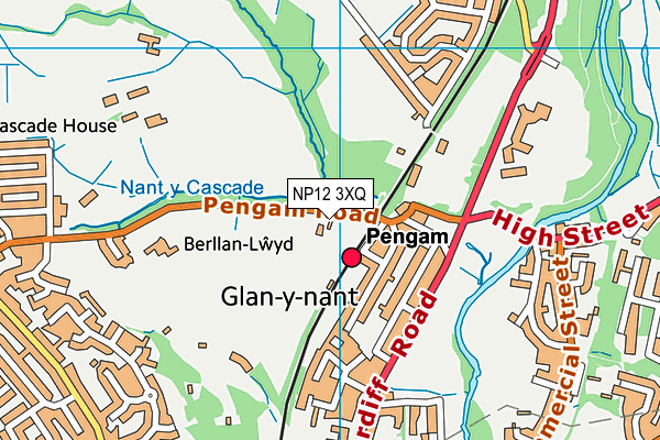 NP12 3XQ map - OS VectorMap District (Ordnance Survey) NP12 3XQ map - OS VectorMap District (Ordnance Survey)