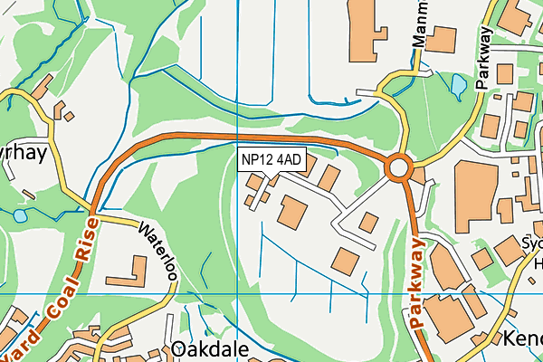 NP12 4AD map - OS VectorMap District (Ordnance Survey) NP12 4AD map - OS VectorMap District (Ordnance Survey)