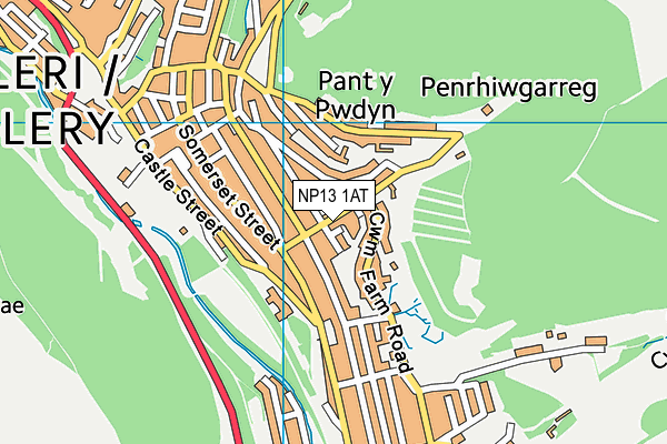 NP13 1AT map - OS VectorMap District (Ordnance Survey) NP13 1AT map - OS VectorMap District (Ordnance Survey)