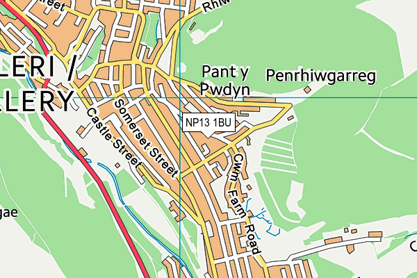 NP13 1BU map - OS VectorMap District (Ordnance Survey) NP13 1BU map - OS VectorMap District (Ordnance Survey)