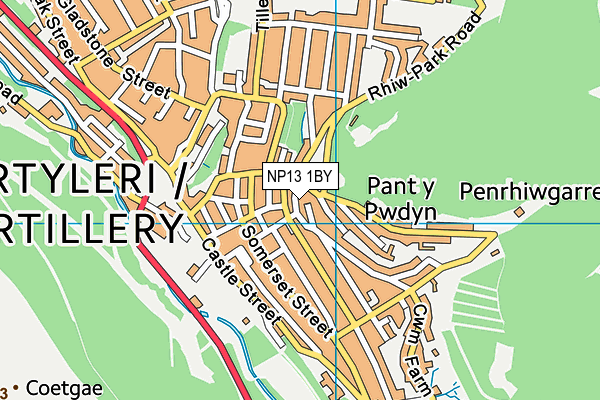 NP13 1BY map - OS VectorMap District (Ordnance Survey) NP13 1BY map - OS VectorMap District (Ordnance Survey)