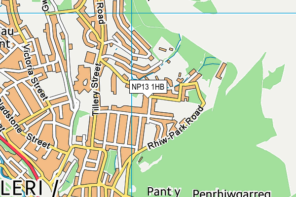 NP13 1HB map - OS VectorMap District (Ordnance Survey) NP13 1HB map - OS VectorMap District (Ordnance Survey)