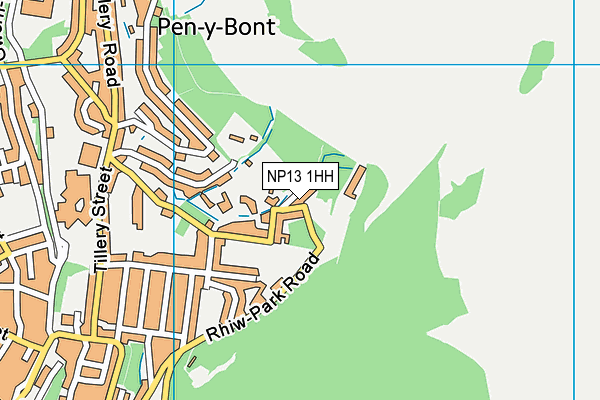 NP13 1HH map - OS VectorMap District (Ordnance Survey) NP13 1HH map - OS VectorMap District (Ordnance Survey)