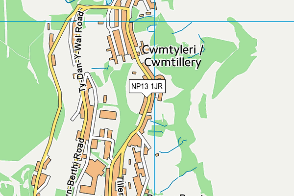 NP13 1JR map - OS VectorMap District (Ordnance Survey) NP13 1JR map - OS VectorMap District (Ordnance Survey)