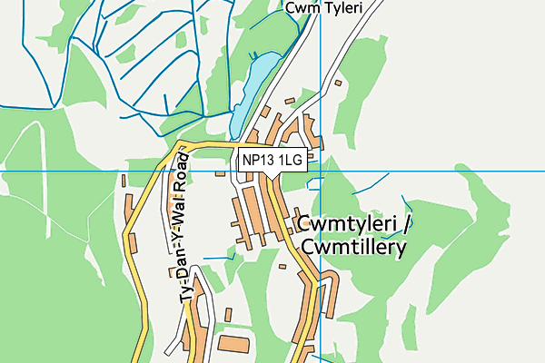 NP13 1LG map - OS VectorMap District (Ordnance Survey) NP13 1LG map - OS VectorMap District (Ordnance Survey)