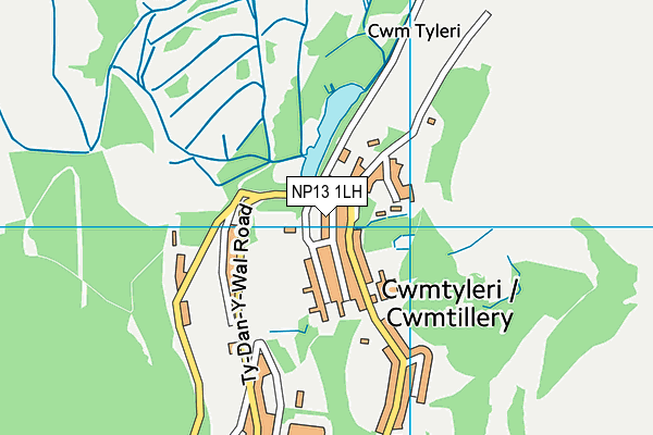 NP13 1LH map - OS VectorMap District (Ordnance Survey) NP13 1LH map - OS VectorMap District (Ordnance Survey)