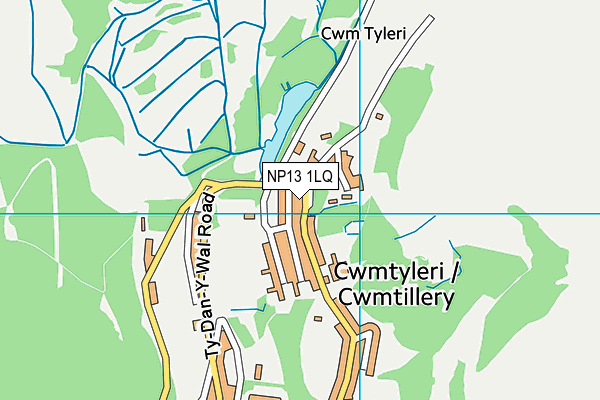 NP13 1LQ map - OS VectorMap District (Ordnance Survey) NP13 1LQ map - OS VectorMap District (Ordnance Survey)