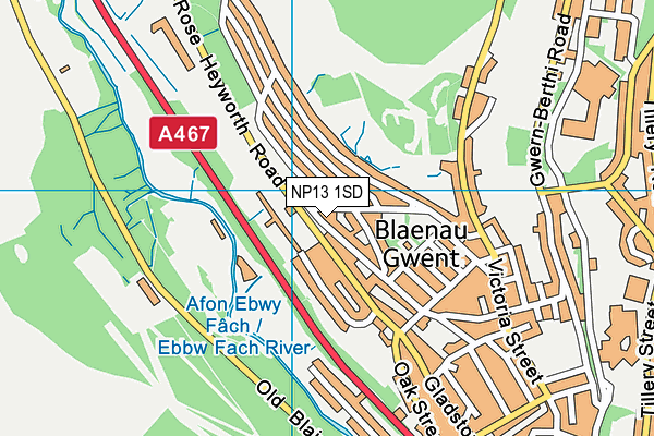 NP13 1SD map - OS VectorMap District (Ordnance Survey) NP13 1SD map - OS VectorMap District (Ordnance Survey)