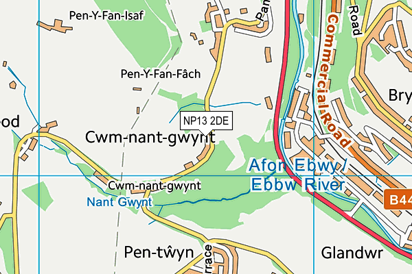 NP13 2DE map - OS VectorMap District (Ordnance Survey) NP13 2DE map - OS VectorMap District (Ordnance Survey)