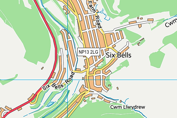 NP13 2LG map - OS VectorMap District (Ordnance Survey) NP13 2LG map - OS VectorMap District (Ordnance Survey)