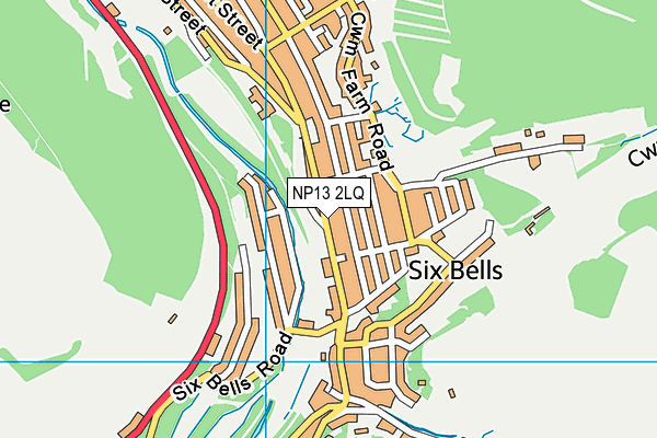 NP13 2LQ map - OS VectorMap District (Ordnance Survey) NP13 2LQ map - OS VectorMap District (Ordnance Survey)