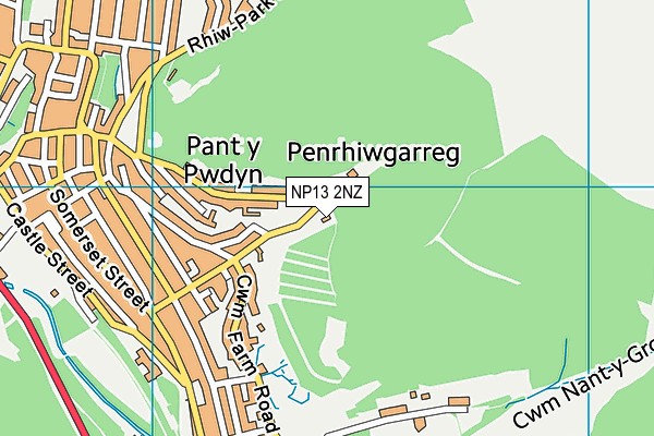 NP13 2NZ map - OS VectorMap District (Ordnance Survey) NP13 2NZ map - OS VectorMap District (Ordnance Survey)