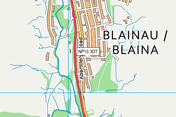 NP13 3DT map - OS VectorMap District (Ordnance Survey) NP13 3DT map - OS VectorMap District (Ordnance Survey)