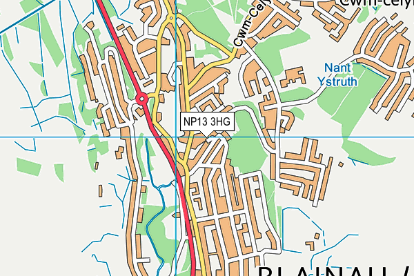 NP13 3HG map - OS VectorMap District (Ordnance Survey) NP13 3HG map - OS VectorMap District (Ordnance Survey)