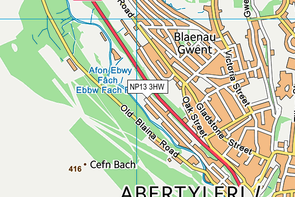 NP13 3HW map - OS VectorMap District (Ordnance Survey) NP13 3HW map - OS VectorMap District (Ordnance Survey)
