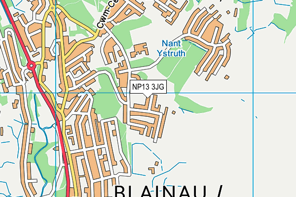 NP13 3JG map - OS VectorMap District (Ordnance Survey) NP13 3JG map - OS VectorMap District (Ordnance Survey)