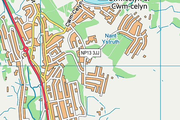 NP13 3JJ map - OS VectorMap District (Ordnance Survey) NP13 3JJ map - OS VectorMap District (Ordnance Survey)