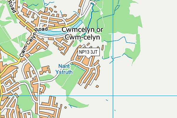 NP13 3JT map - OS VectorMap District (Ordnance Survey) NP13 3JT map - OS VectorMap District (Ordnance Survey)