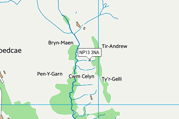 NP13 3NA map - OS VectorMap District (Ordnance Survey) NP13 3NA map - OS VectorMap District (Ordnance Survey)