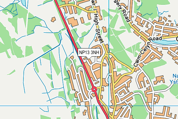 NP13 3NH map - OS VectorMap District (Ordnance Survey) NP13 3NH map - OS VectorMap District (Ordnance Survey)