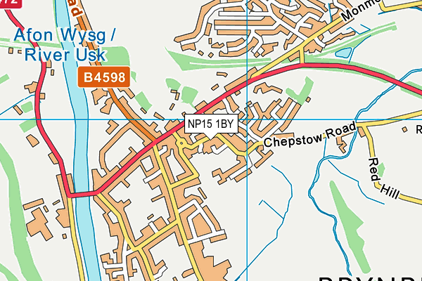 NP15 1BY map - OS VectorMap District (Ordnance Survey) NP15 1BY map - OS VectorMap District (Ordnance Survey)