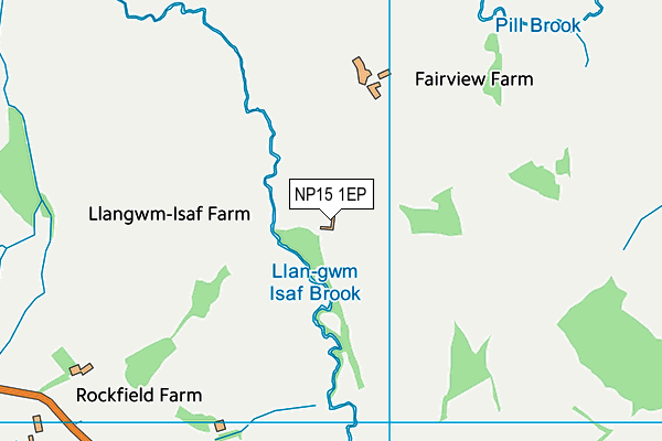 NP15 1EP map - OS VectorMap District (Ordnance Survey) NP15 1EP map - OS VectorMap District (Ordnance Survey)