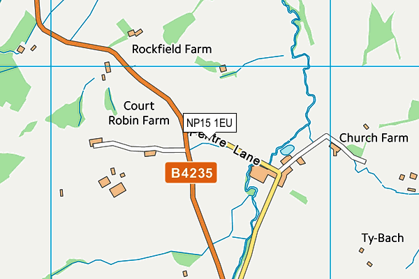 NP15 1EU map - OS VectorMap District (Ordnance Survey) NP15 1EU map - OS VectorMap District (Ordnance Survey)