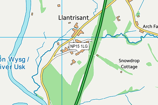 NP15 1LG map - OS VectorMap District (Ordnance Survey) NP15 1LG map - OS VectorMap District (Ordnance Survey)