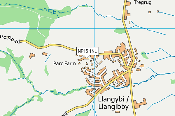 NP15 1NL map - OS VectorMap District (Ordnance Survey) NP15 1NL map - OS VectorMap District (Ordnance Survey)