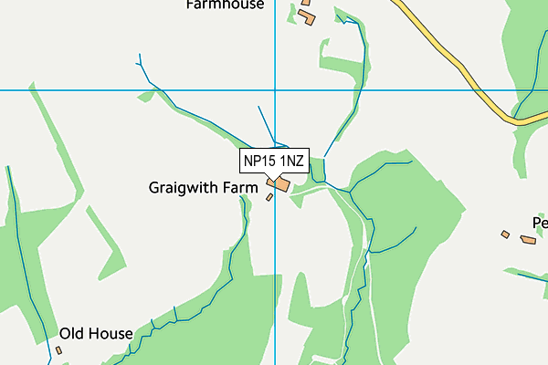 NP15 1NZ map - OS VectorMap District (Ordnance Survey) NP15 1NZ map - OS VectorMap District (Ordnance Survey)
