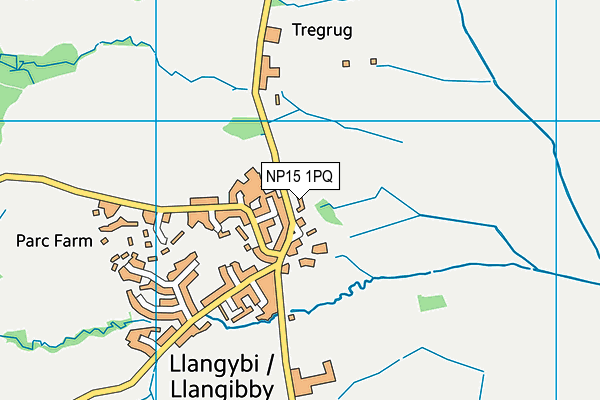 NP15 1PQ map - OS VectorMap District (Ordnance Survey) NP15 1PQ map - OS VectorMap District (Ordnance Survey)