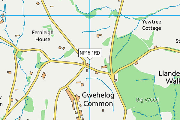 NP15 1RD map - OS VectorMap District (Ordnance Survey) NP15 1RD map - OS VectorMap District (Ordnance Survey)
