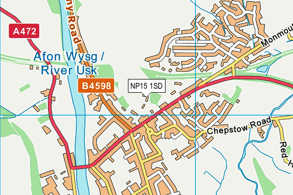 NP15 1SD map - OS VectorMap District (Ordnance Survey) NP15 1SD map - OS VectorMap District (Ordnance Survey)
