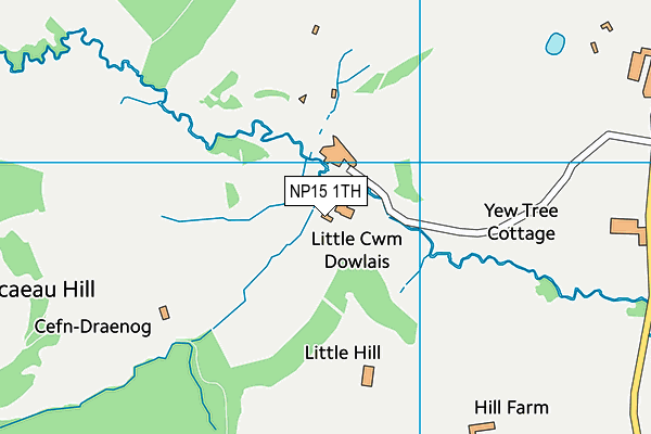 NP15 1TH map - OS VectorMap District (Ordnance Survey) NP15 1TH map - OS VectorMap District (Ordnance Survey)