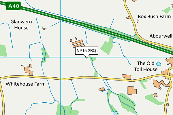 NP15 2BQ map - OS VectorMap District (Ordnance Survey) NP15 2BQ map - OS VectorMap District (Ordnance Survey)