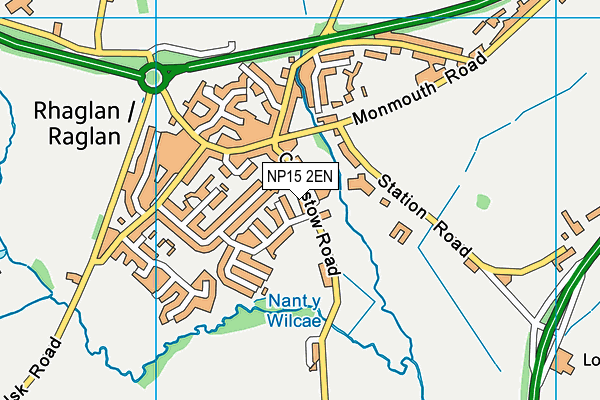 NP15 2EN map - OS VectorMap District (Ordnance Survey) NP15 2EN map - OS VectorMap District (Ordnance Survey)