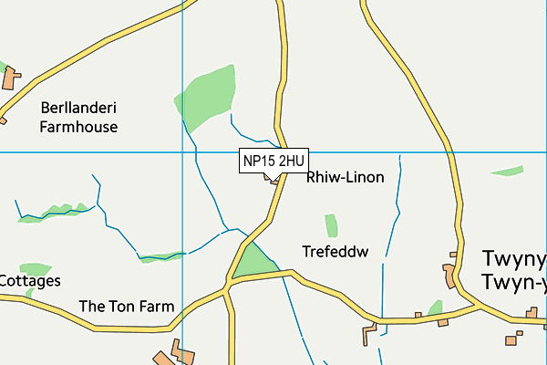 NP15 2HU map - OS VectorMap District (Ordnance Survey) NP15 2HU map - OS VectorMap District (Ordnance Survey)