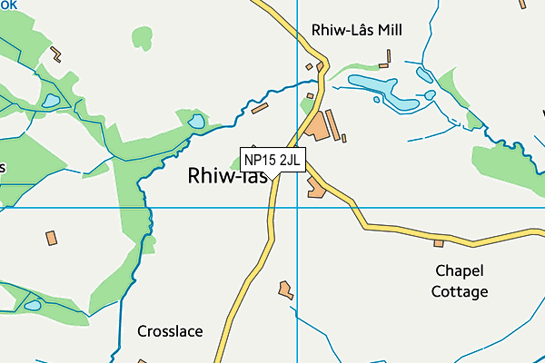 NP15 2JL map - OS VectorMap District (Ordnance Survey) NP15 2JL map - OS VectorMap District (Ordnance Survey)