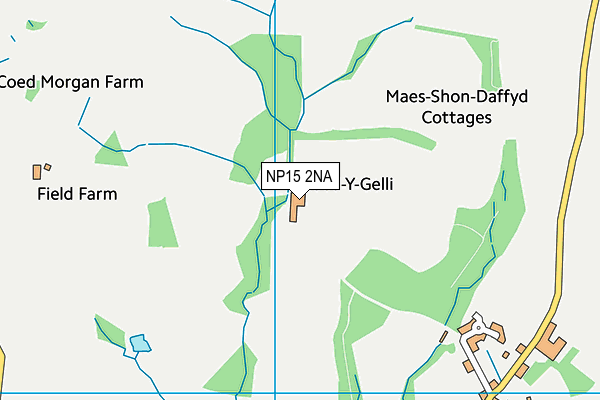 NP15 2NA map - OS VectorMap District (Ordnance Survey) NP15 2NA map - OS VectorMap District (Ordnance Survey)
