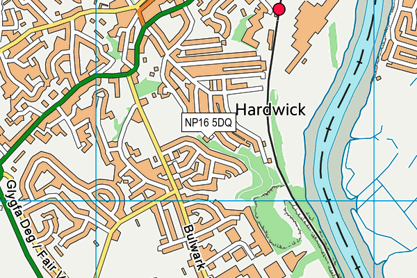 NP16 5DQ map - OS VectorMap District (Ordnance Survey) NP16 5DQ map - OS VectorMap District (Ordnance Survey)
