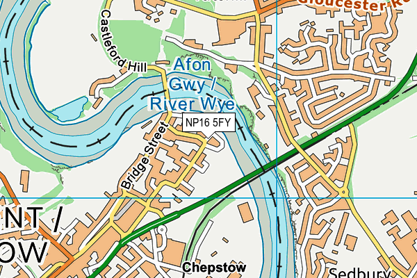 NP16 5FY map - OS VectorMap District (Ordnance Survey) NP16 5FY map - OS VectorMap District (Ordnance Survey)