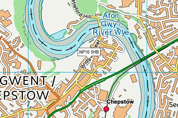NP16 5HB map - OS VectorMap District (Ordnance Survey) NP16 5HB map - OS VectorMap District (Ordnance Survey)