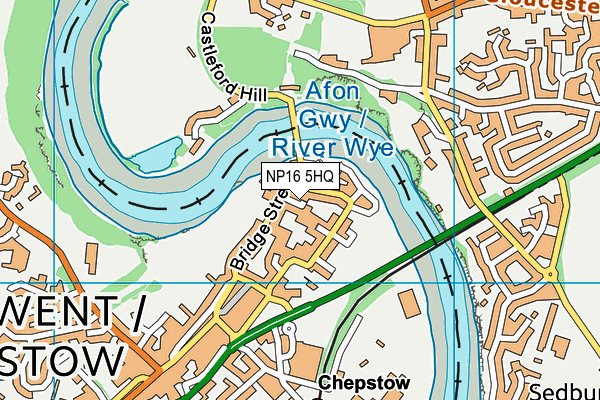 NP16 5HQ map - OS VectorMap District (Ordnance Survey) NP16 5HQ map - OS VectorMap District (Ordnance Survey)