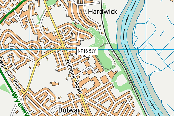 NP16 5JY map - OS VectorMap District (Ordnance Survey) NP16 5JY map - OS VectorMap District (Ordnance Survey)