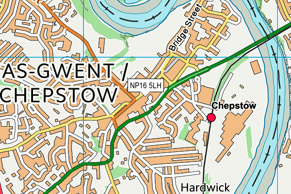 NP16 5LH map - OS VectorMap District (Ordnance Survey) NP16 5LH map - OS VectorMap District (Ordnance Survey)