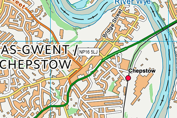 NP16 5LJ map - OS VectorMap District (Ordnance Survey) NP16 5LJ map - OS VectorMap District (Ordnance Survey)