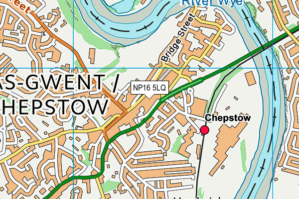 NP16 5LQ map - OS VectorMap District (Ordnance Survey) NP16 5LQ map - OS VectorMap District (Ordnance Survey)
